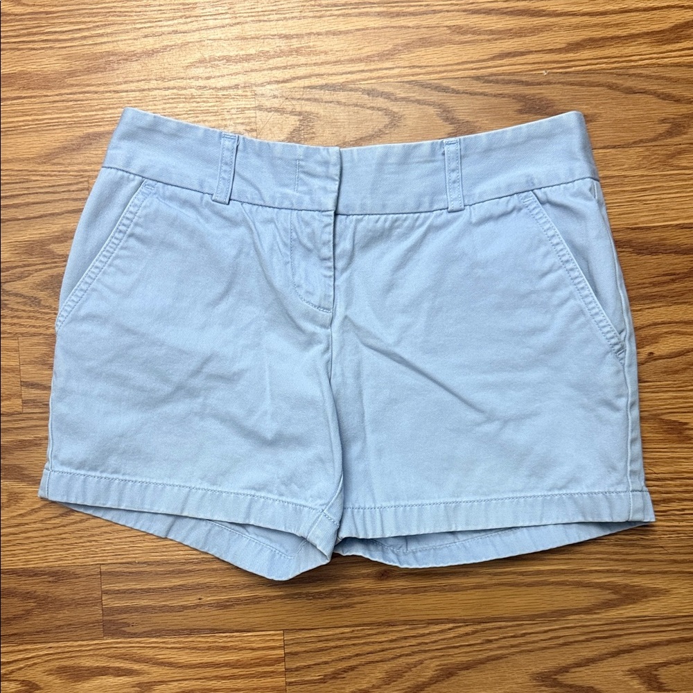 J. Crew Women's Light Blue City Fit Shorts 4